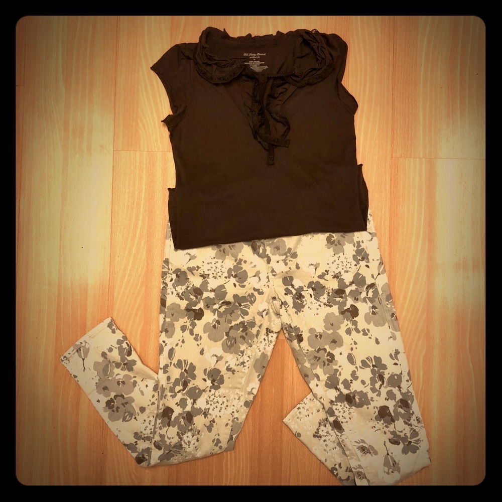 Adorable knit top & skinny ankle jeans OUTFIT!